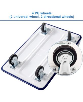 330 lbs Platform Cart Dolly Foldable Warehouse Push Hand Truck