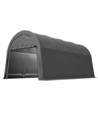 Anti-Snow 10x20 FT Carport, Commercial Grade Heavy Duty Portable Garage Canopy