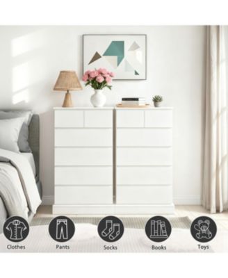 6-Drawer Dresser for Bedroom, Modern Chest of Drawers
