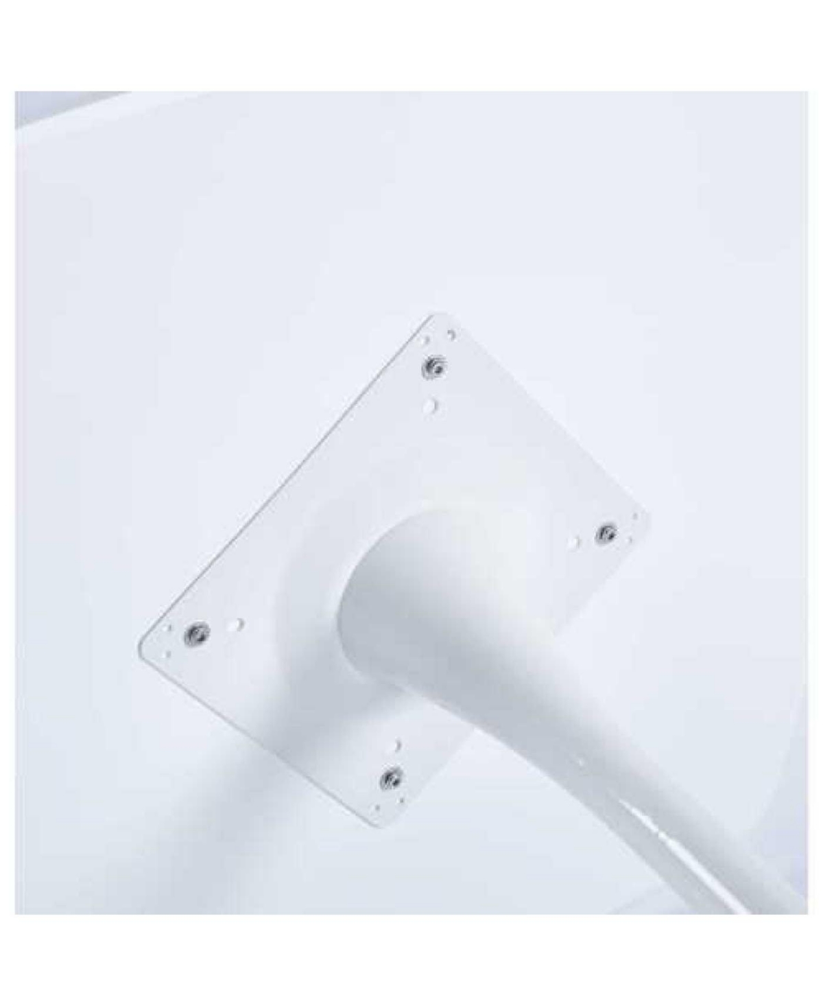 Streamdale Furniture 31.5" White Square Dining Table for 2-4, Mid-Century Modern Tulip Table