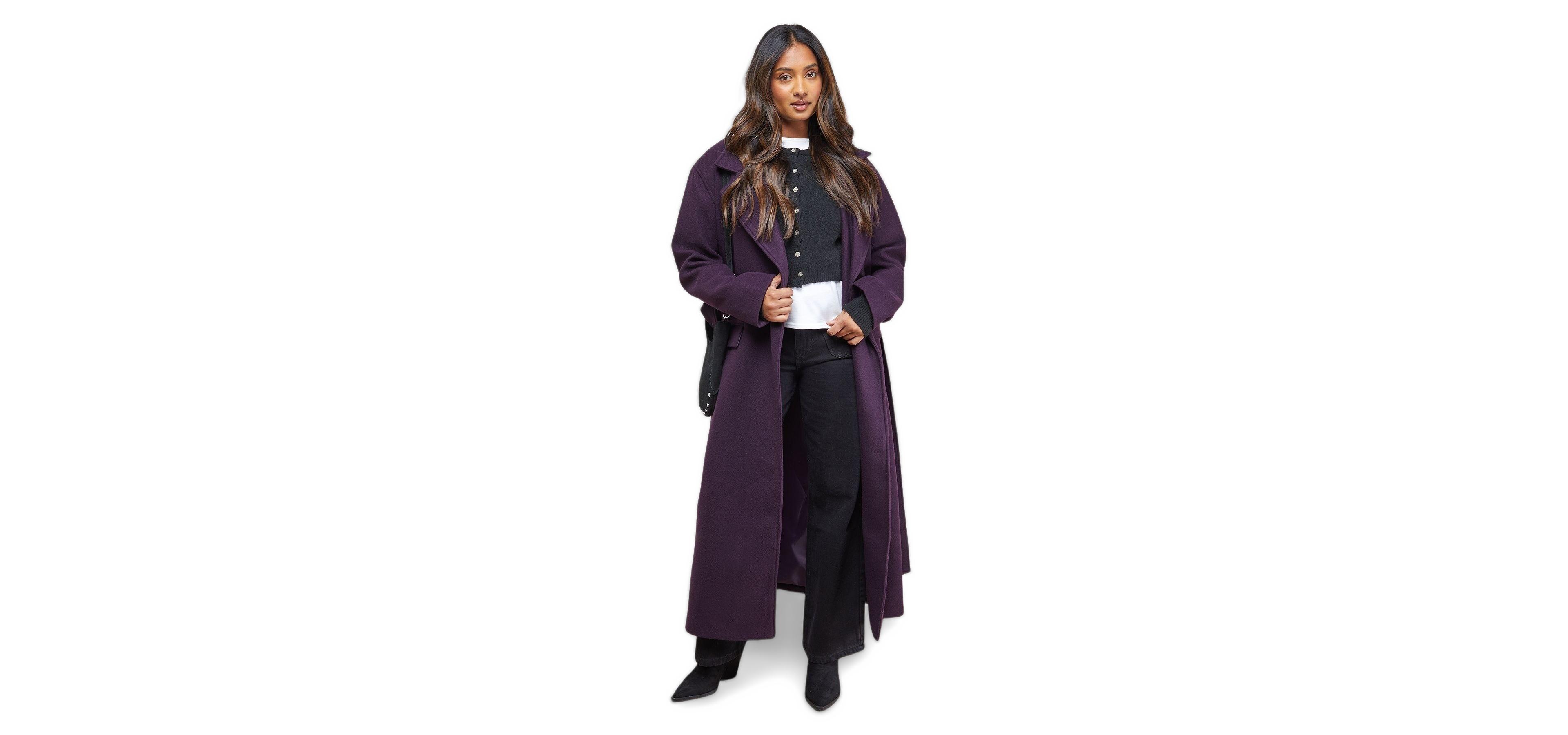 Oasis Women's Tie Belt Detail Midi Coat