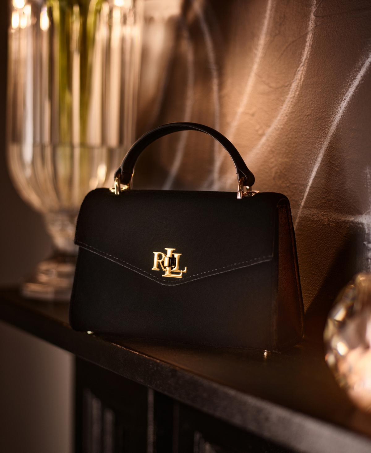 Lauren Ralph Lauren Farrah Small Satchel Bag