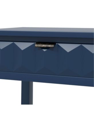 60" Fir Veneer Entryway Table with Honeycomb Fronts & 3 Drawers