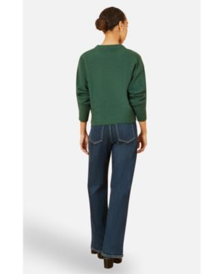 Women's Relaxed Knitted Sequin Sweater