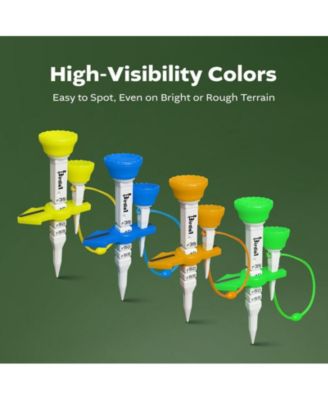 Smart Golf Tees (Long Tees + Short Tees), 4 pieces, Gift Set