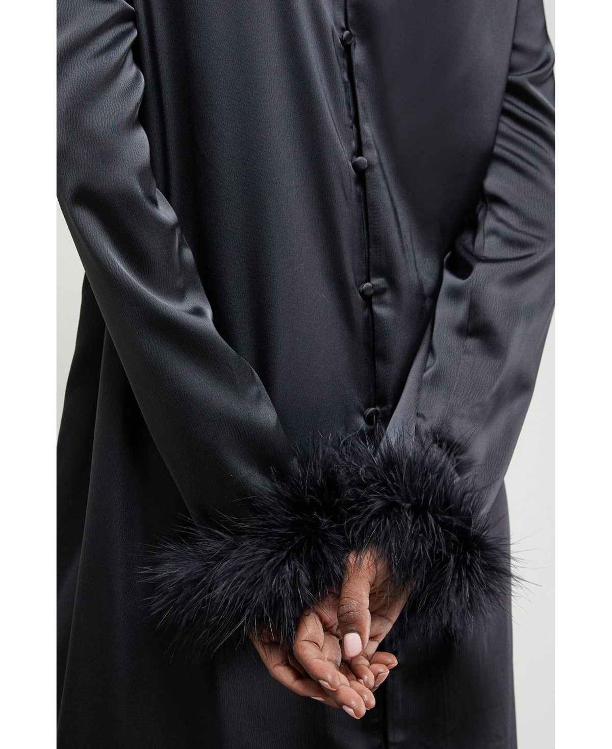 Warehouse Women's Feather Swing Midi Dress