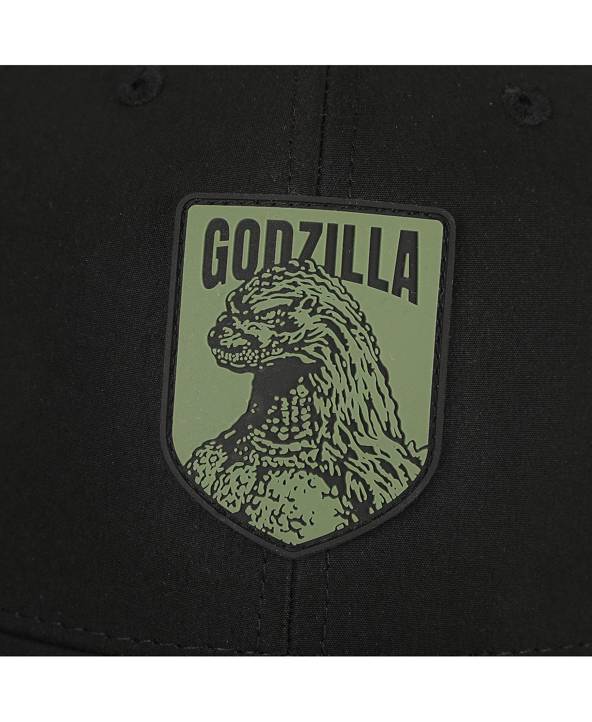 Godzilla Men's Rubber Badge Adult Structured Baseball Cap With Mesh Panels