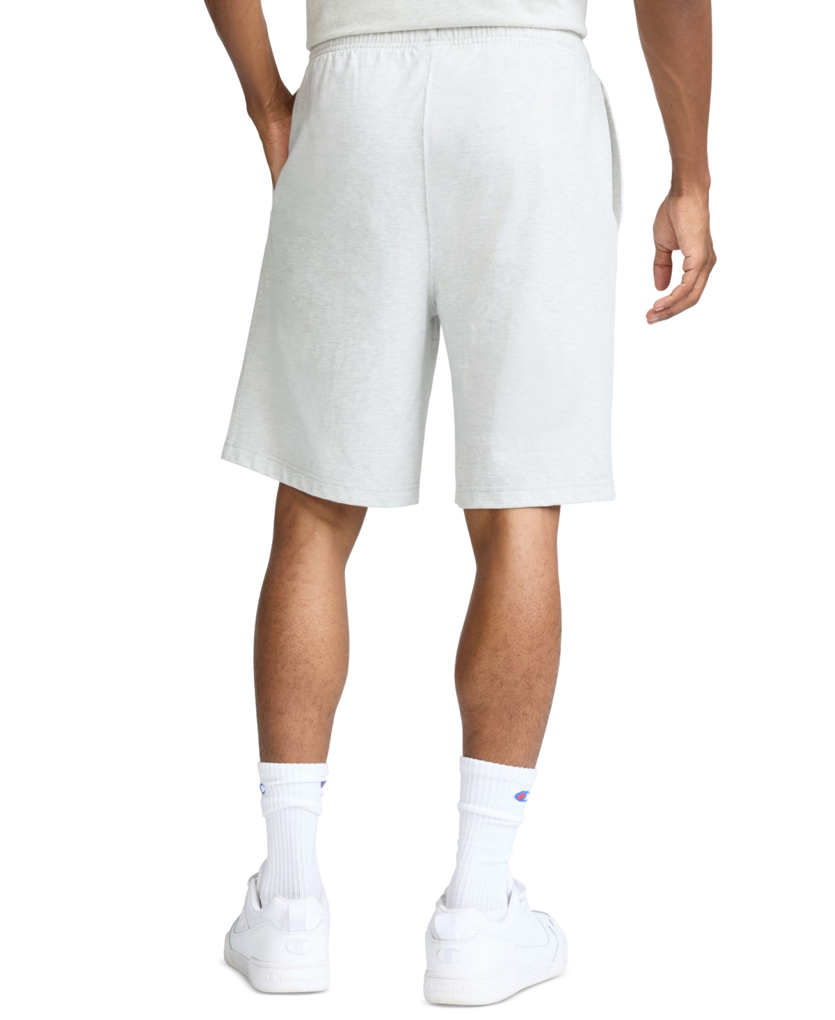 Champion 9" Lightweight Lounge Shorts, C Patch Logo In White