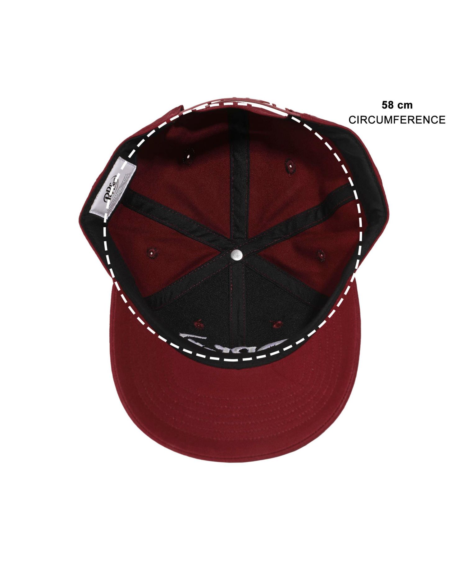 Men's Dr Pepper Embroidered 3D Logo Red Traditional Adjustable Hat