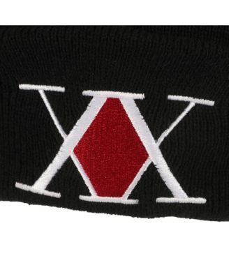 Men's Embroidered Logo Black Cuff Beanie.