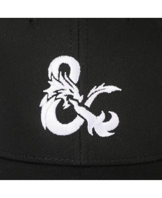 Men's Embroidered Logo Black Traditional Adjustable Hat