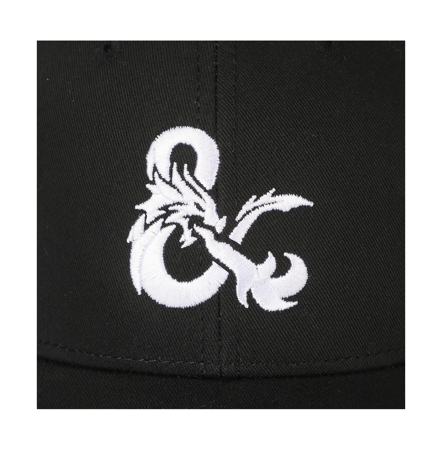 Мужская кепка Dungeons & Dragons Embroidered Logo Black Traditional Adjustable Hat, цвет: Чёрный — фото 11