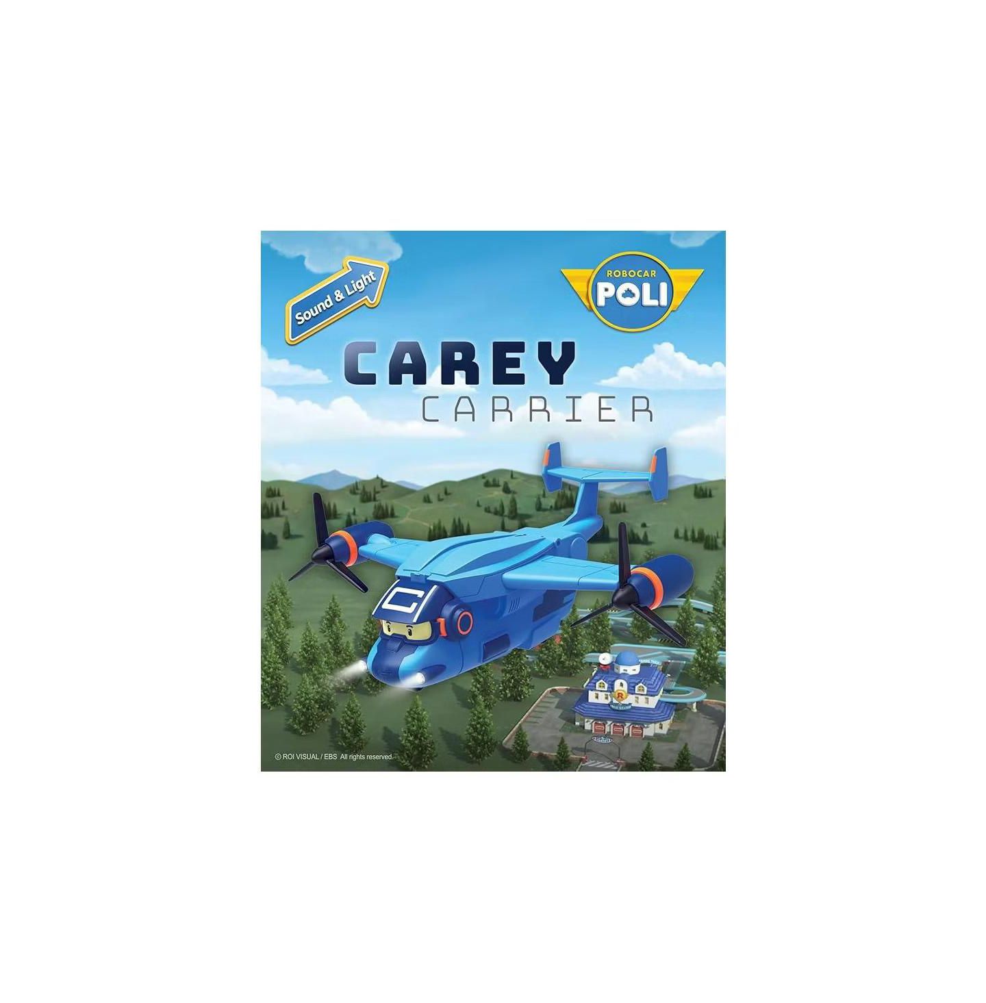 Детская игрушка Robocar Poli Carey Carrier Sound & Light Transport Plane Toy — фото 6