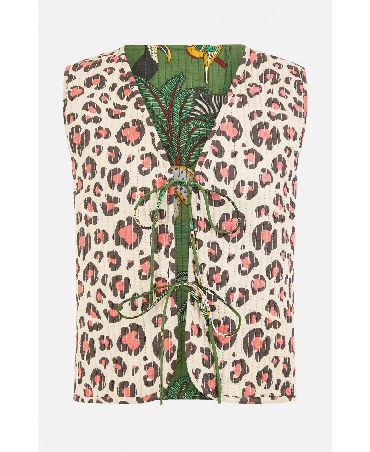 Yumi Women's Reversible Cotton Quilted Jacket