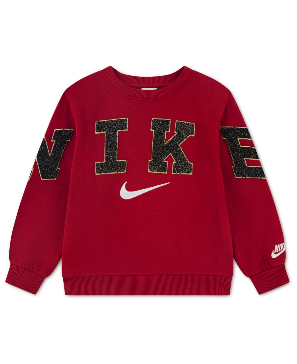 Nike Boys 2T-7 Club Chenille Fleece Crewneck Sweatshirt