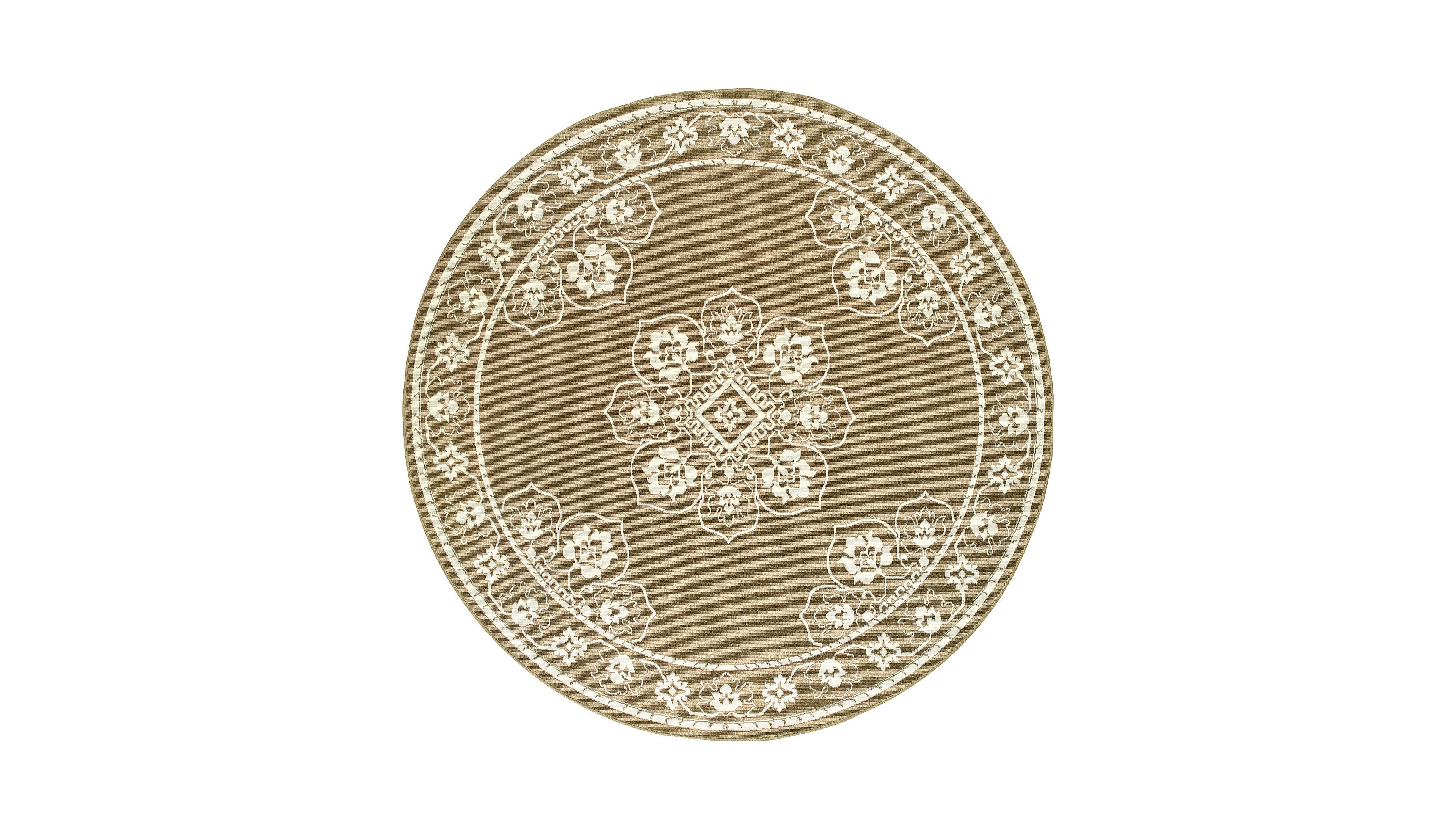 Oriental Weavers Marina 7764 7'10" Indoor/Outdoor Round Area Rug