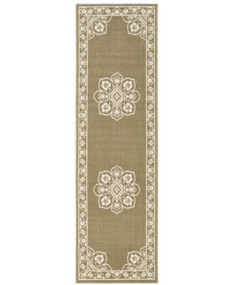 Marina 7764J 2'3" x 7'6" Indoor/Outdoor Runner Area Rug