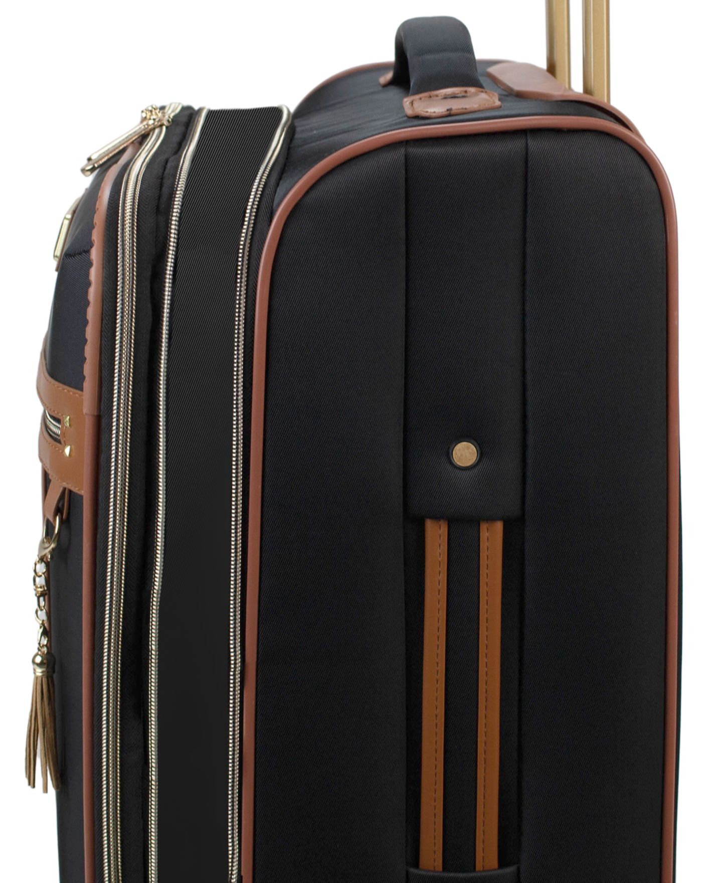 Сумки STELLA BLANC Luxe 2-Pc. Softside Expandable Carry-On and Tote Set, цвет: Чёрный — фото 6