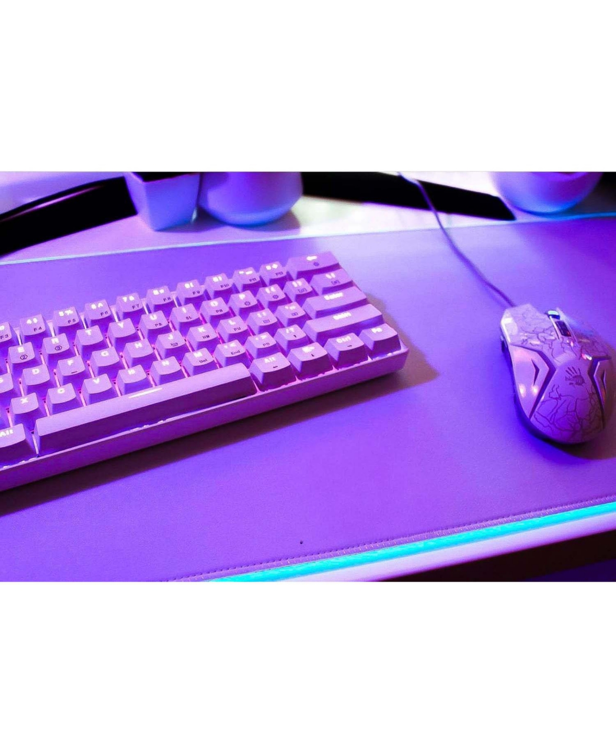 3pExperts Electric Mouse Pad Rgb White