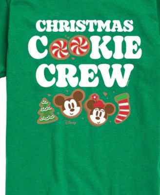 Boys' 8-20 Mickey and Minnie Christmas Cookie Crewneck Graphic Short-Sleeve T-Shirt