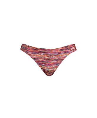 Women's Shimmer Ripple Side Shirred Hipster Bottom