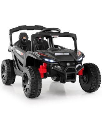 SUGIFT 12V Kids Ride On Car UTV Electric Vehicle with LED Lights Music and Horn