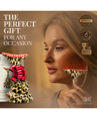 7 Color LED Neck & Face Massager Deluxe (Cheetah)