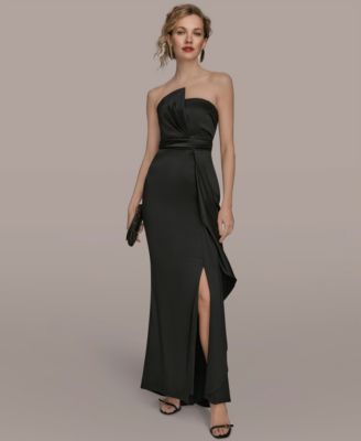 Donna Karan New York - Women's Asymmetric Twist Strapless Gown