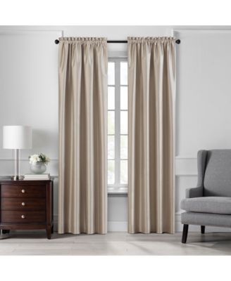 Colette Faux Silk Blackout Window Curtain