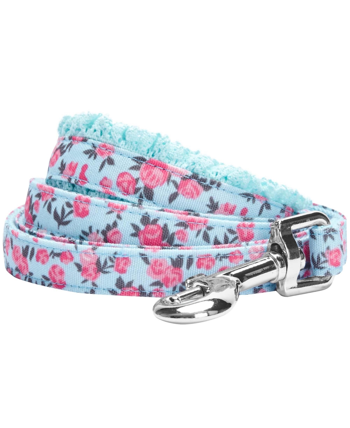 Blueberry Pet Embroidered Paisley Bed with Fully Removable and Washable Cover and Squeaky Pillow Toy