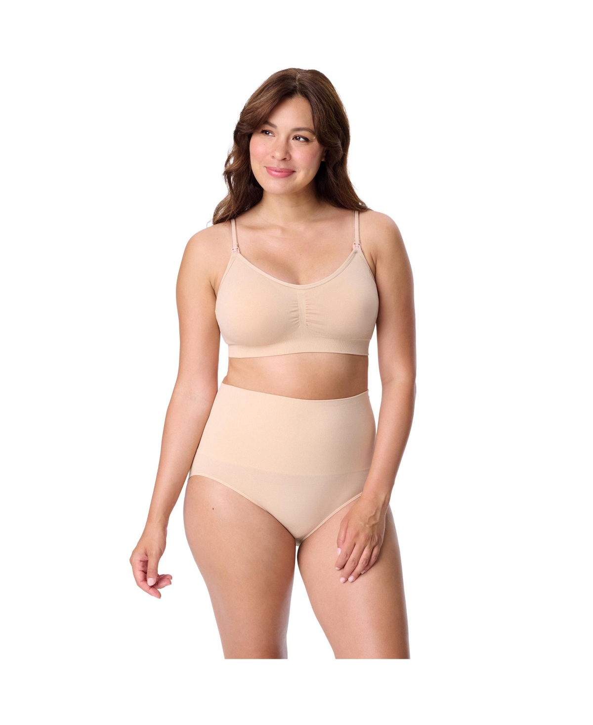 Motherhood Maternity Seamless Postpartum Shaper Panty with Belly Support, 2-Pack