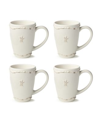 Heritage Beads Mugs, Set of 4, Service For 4