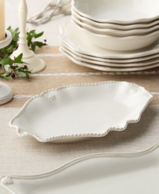 Heritage Scroll Small Oval Platter