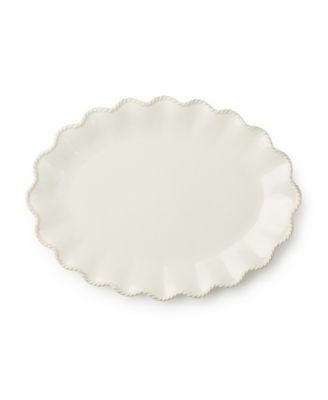 Heritage Scroll Large Oval Platter