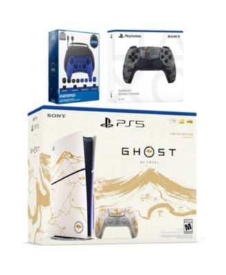 PlayStation 5 Ghost of Yotei Disc Bundle  Extra Controller, Accessory Kit
