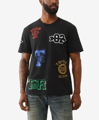 Men's Short-Sleeve Embroidery Logo T-Shirt