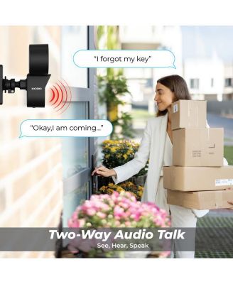 E9 Outdoor Floodlight Security Camera – Smart Wi-Fi Surveillance, PIR Motion Detection & 2-Way Audio