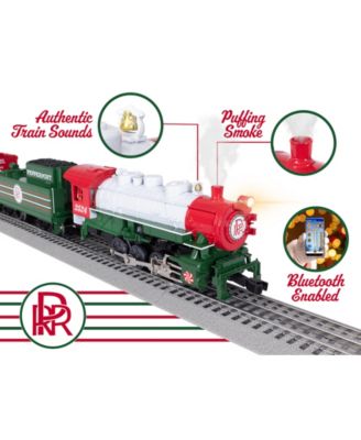 Peppermint Railroad Christmas Freight LionChief Electric O Gauge Bluetooth 5.0 Train Set