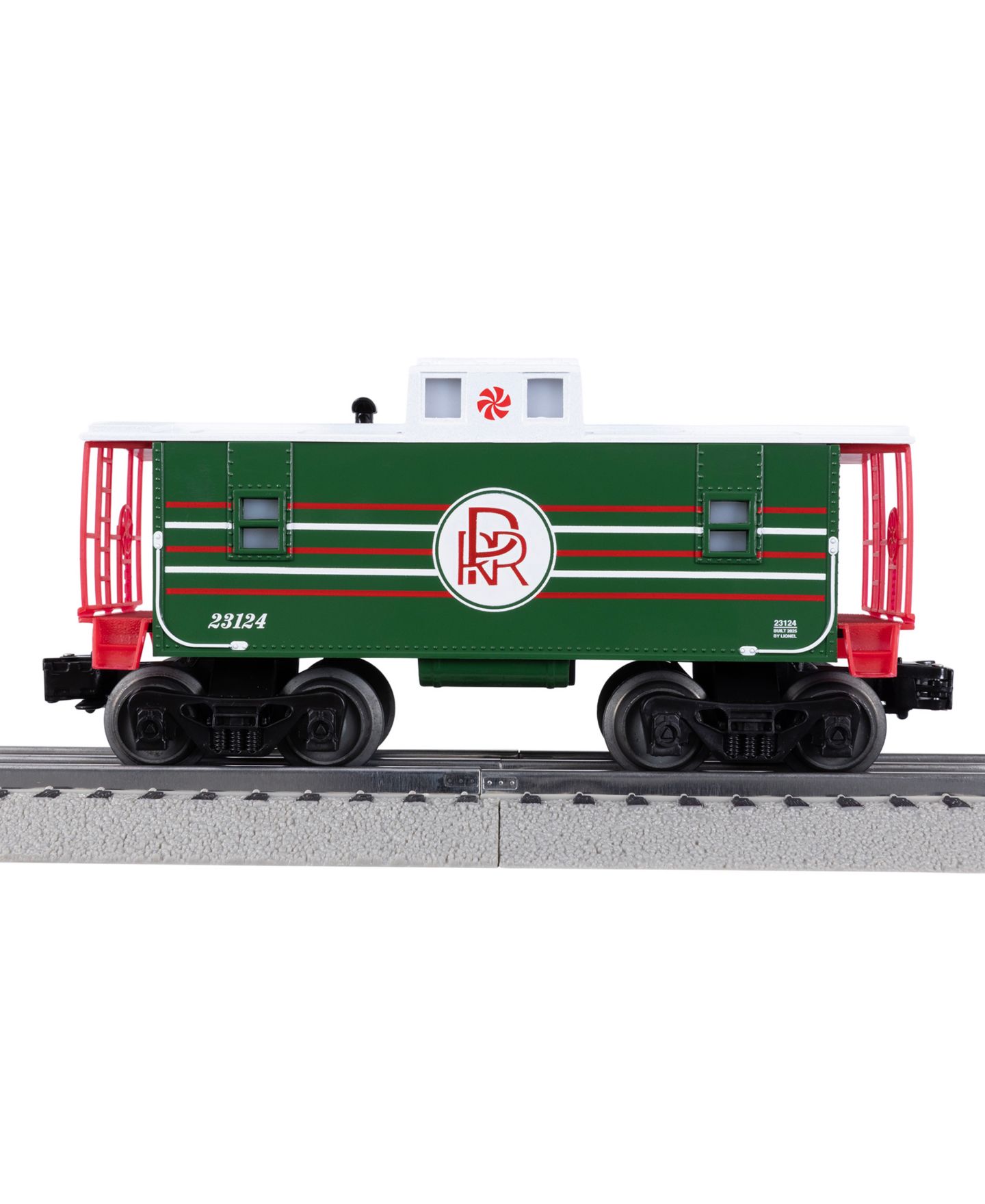 Детские игрушки Lionel O Gauge Peppermint Railroad Christmas Bluetooth 5.0 Train Set — фото 13