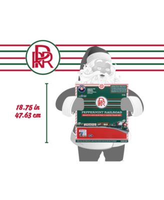 Peppermint Railroad Christmas Freight LionChief Electric O Gauge Bluetooth 5.0 Train Set