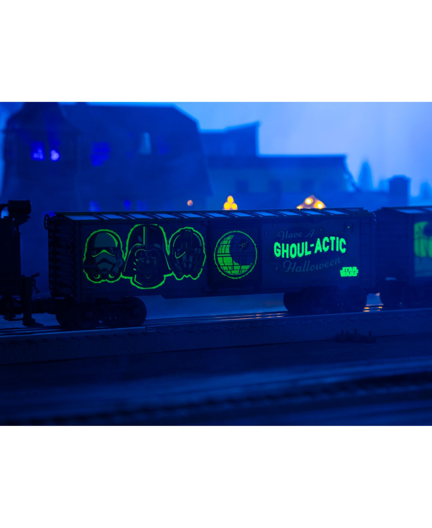 Детская игрушка Lionel O Gauge Star Wars Glow-in-the-Dark Model Train Boxcar — фото 7