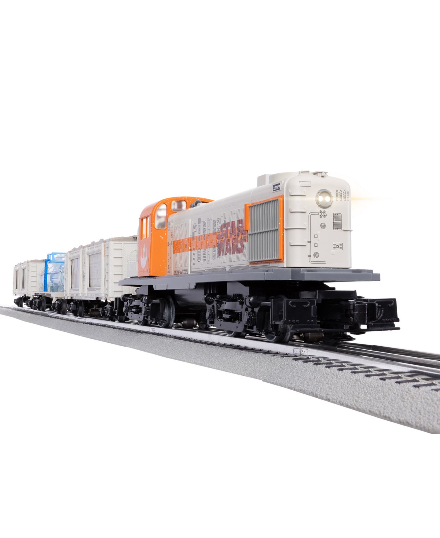 Детские игрушки Lionel O Gauge Star Wars Bluetooth 5.0 LionChief Rebel RS-3 Freight Train Set — фото 1