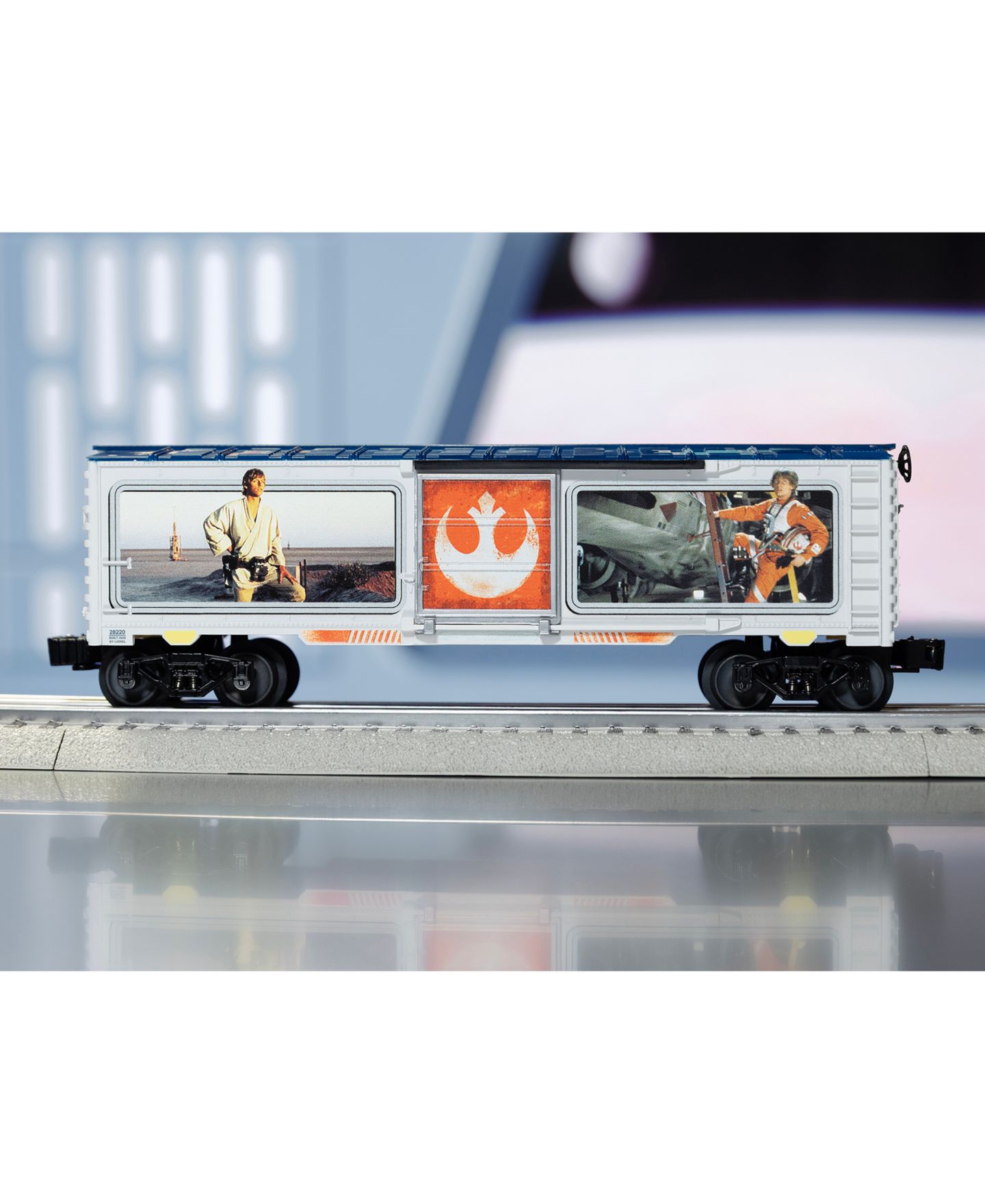 Детская игрушка Lionel O Gauge Star Wars Luke Skywalker Boxcar with Operating Couplers — фото 6