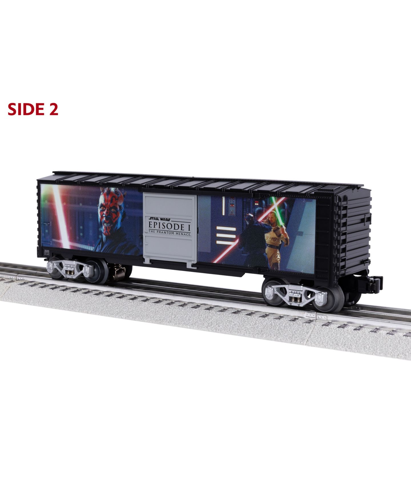 Детская игрушка Lionel Star Wars Lightsaber Series Darth Maul vs. Qui-Gon Jin Illuminated Boxcar — фото 9