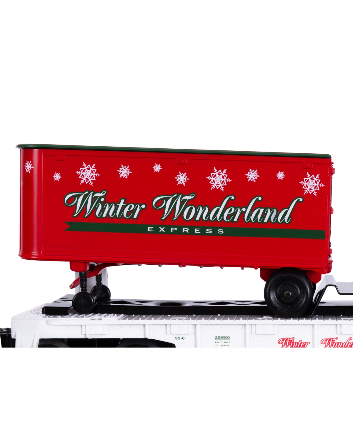 Lionel Winter Wonderland O Gauge Model Train Flatcar