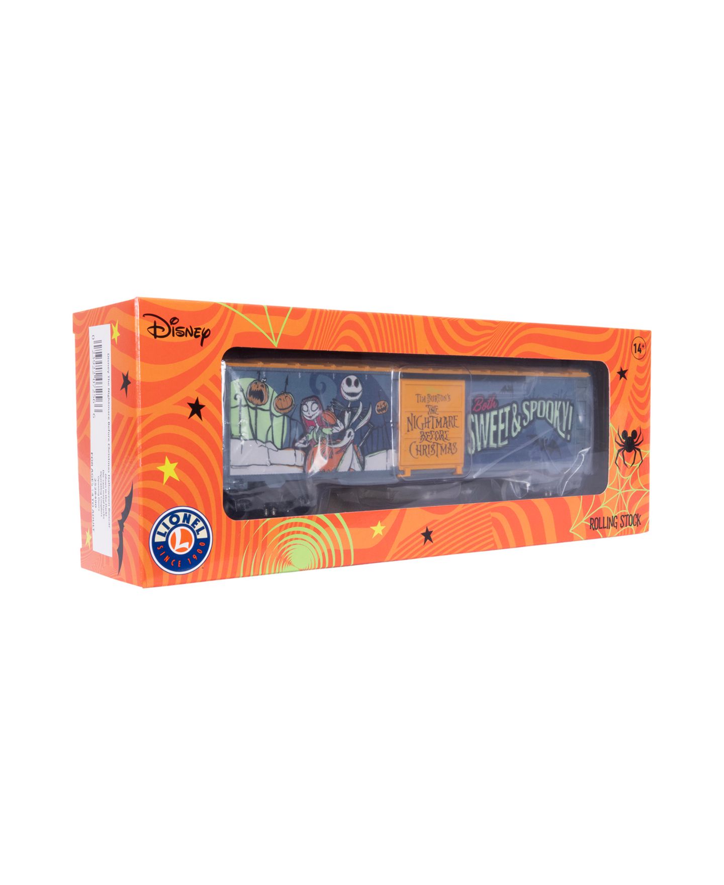 Детская игрушка Lionel O Gauge The Nightmare Before Christmas Glow-in-the-Dark Model Train Boxcar — фото 4