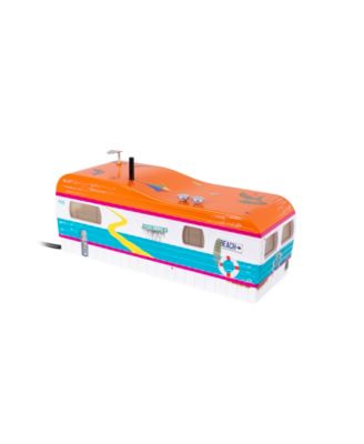 Beachside Plug-Expand-Play Mobile Home Trailer O Gauge Model Train Accessory