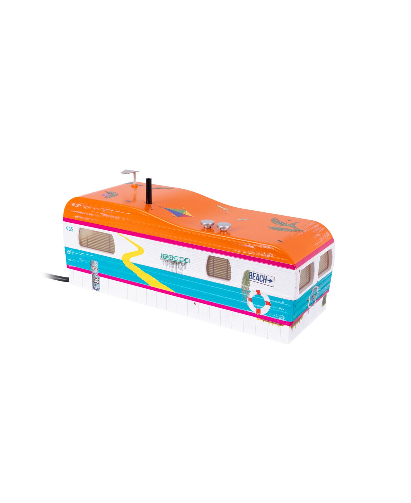 Детская игрушка Lionel O Gauge Beachside Plug-Expand-Play LED-Illuminated Mobile Home Trailer — фото 8