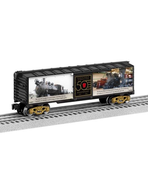 Детская игрушка Lionel O Gauge Railroad Museum of Pennsylvania 50th Anniversary Model Train Boxcar