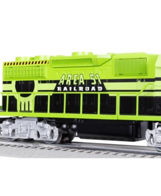 Area 51 UFO Recovery Bluetooth LionChief Electric O Gauge Freight Train Set